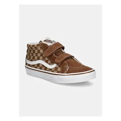 Dětské tenisky Vans SK8-Mid Reissue hnědá barva, VN000D2ZNWH1 99019320