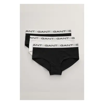 SPODNÍ PRÁDLO GANT HIPSTER BRIEFS 3-PACK BLACK / WHITE 96292618