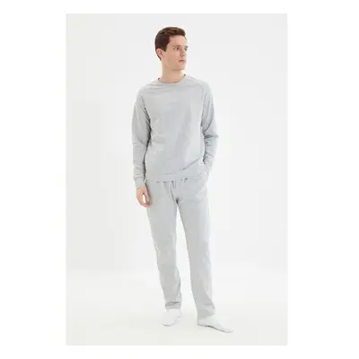 Trendyol Gray Regular Fit Pajama Set 97559398