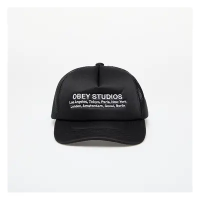 OBEY Clothing Kšiltovka OBEY Studios Trucker Black Universal 96333847