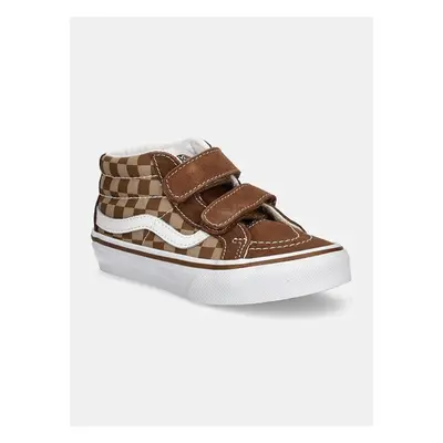 Dětské tenisky Vans SK8-Mid Reissue hnědá barva, VN000CZ7BF21 99019484