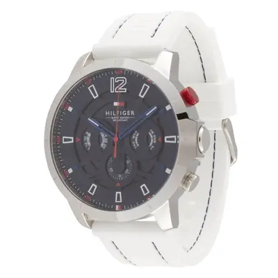 TOMMY HILFIGER Analogové hodinky LUCA marine modrá / červená / 92959195