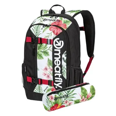 Batoh Meatfly Basejumper + PENÁL ZDARMA bílá/tropical 98112349