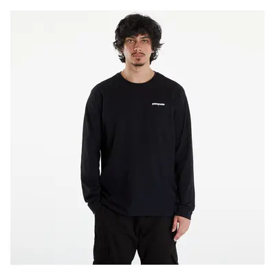 Tričko Patagonia Ms LS P6 Logo Responsibili Tee Black S 95645298