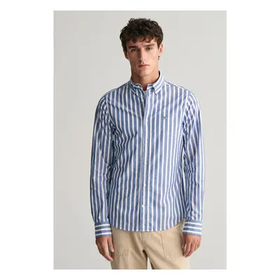 KOŠILE GANT REG WIDE POPLIN STRIPE SHIRT COLLEGE BLUE 90512441