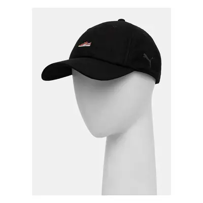 Kšiltovka Puma Classics Graphic Dad Cap černá barva, s aplikací, 99044719