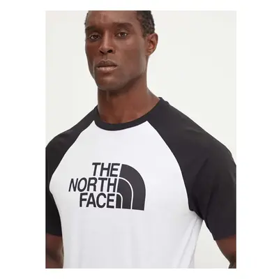 Tričko The North Face Raglan Easy Tee bílá barva, s potiskem, 98696998