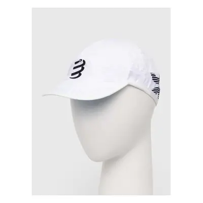 Kšiltovka Compressport Pro Racing Cap bílá barva, vzorovaná, CU00003B 91669219