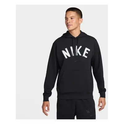 Nike Swoosh Mens Dri-FIT French Terry Pullover Fitness Hoodie BLACK 96262319