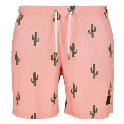 Pánské koupací šortky Urban Classics Pattern Swim Shorts - cactus aop 53190779