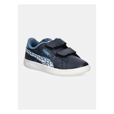 Dětské sneakers boty Puma Smash 3.0 L Icy Monster tmavomodrá barva, 98697460