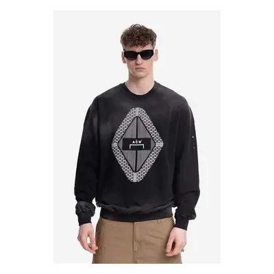 Bavlněná mikina A-COLD-WALL* Gradient Crewneck ACWMW125 BLACK pánská, 85537843