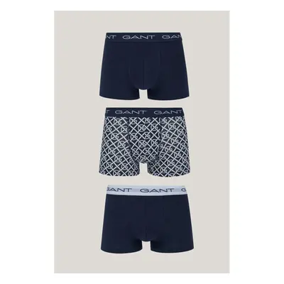 SPODNÍ PRÁDLO GANT G PATTERN TRUNK 3-PACK EVENING BLUE 98529823