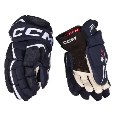 Hokejové rukavice CCM JetSpeed FT6 Navy/White 13 palců 99076686