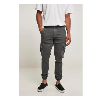 Urban Classics Washed Cargo Twill Jogging Pants darkshadow 91385003