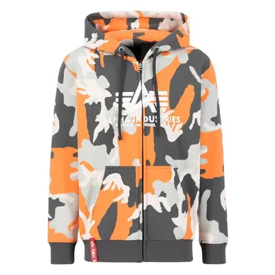 ALPHA INDUSTRIES Mikina antracitová / světle šedá / mandarinkoná / 96937580