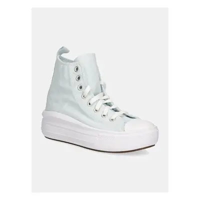 Dětské tenisky Converse CHUCK TAYLOR ALL STAR MOVE modrá barva, 96275204