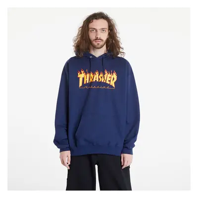 Thrasher Flame Logo Hoodie Navy Blue XXL 95020159