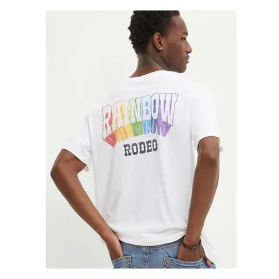 Bavlněné tričko Levis Pride bílá barva, s potiskem 92276479