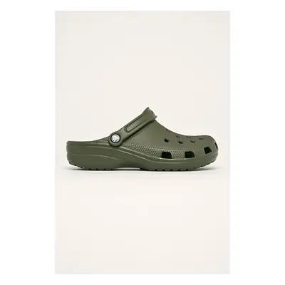 Pantofle Crocs Classic pánské, zelená barva, 10001 85186569