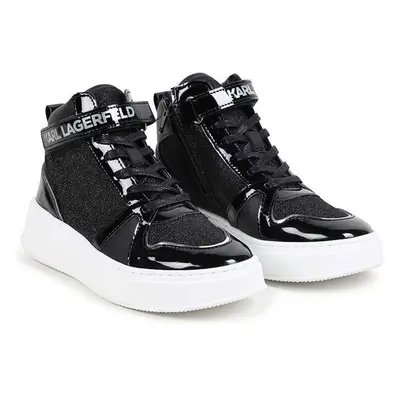 Dětské sneakers boty Karl Lagerfeld černá barva, Z30306 96305704