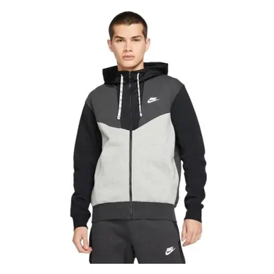 Nike m nsw hbr hoodie fz flc GREY 98123830