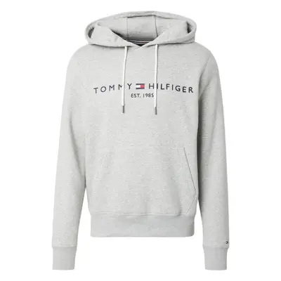 TOMMY HILFIGER Mikina námořnická modř / šedý melír / červená / bílá 37884111