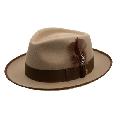 Béžový klobouk Fedora - Mayser Jannes 98744544