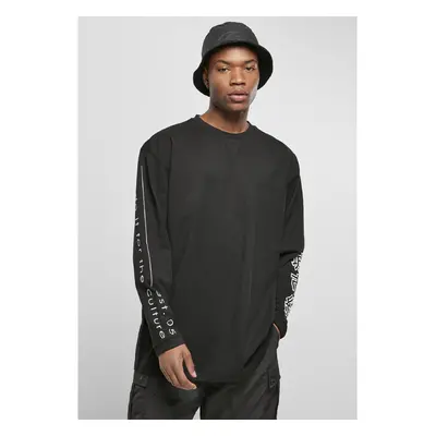 Urban Classics Čínský symbol Oversized LS černá 91334751