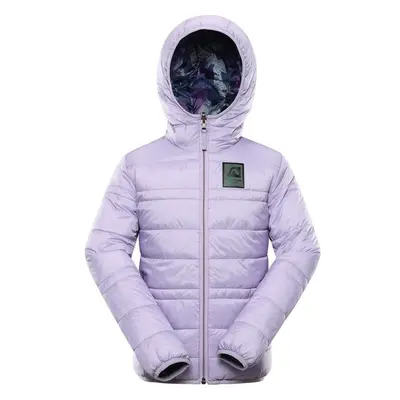 Dětská oboustranná bunda hi-therm ALPINE PRO EROMO fialová 98844819