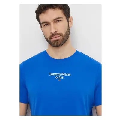 Bavlněné tričko Tommy Jeans s potiskem, DM0DM18569 89561960