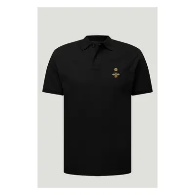 Polo Tričko Slim Fit, Barva Černá, s Potiskem Bee King 95209472