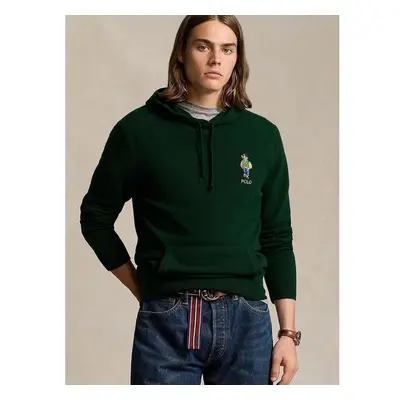 Vlněný svetr Polo Ralph Lauren pánský, zelená barva, 710946003 99019287