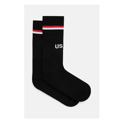 Vlněné ponožky AMBUSH Logo Low Soccer Socks černá barva, 97962763