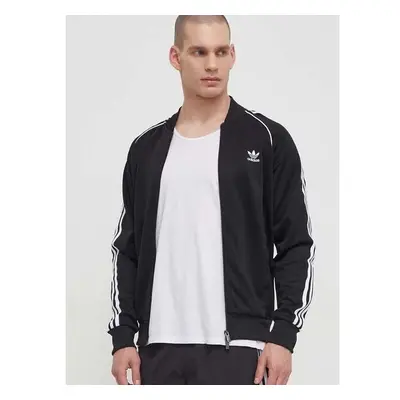 Mikina adidas Originals Classics SST Track Jacket pánská, černá barva, 87717513