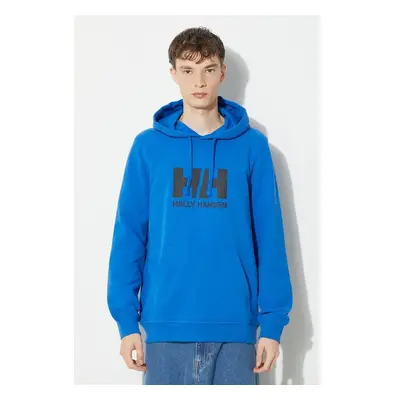 Bavlněná mikina Helly Hansen HH LOGO HOODIE pánská, s kapucí, s 90645558