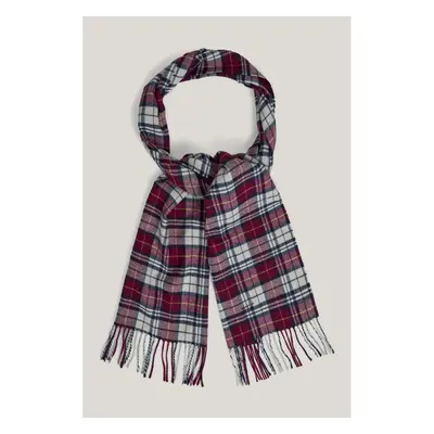 ŠÁLA GANT MULTI CHECK SCARF WINE RED 97881084