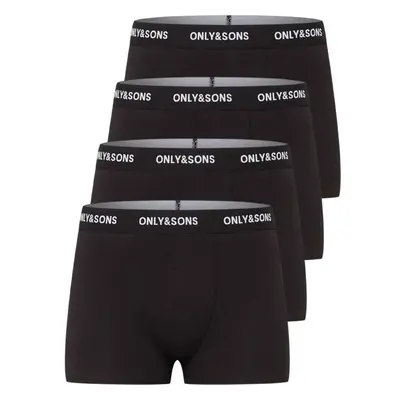 Only & Sons Boxerky Fitz černá / offwhite 74960184