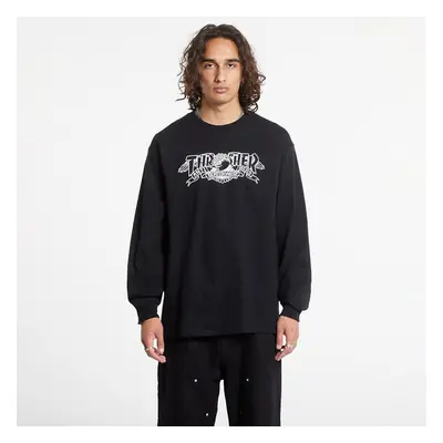 Tričko Thrasher Mag Banner Long Sleeve Tee Black M 98299526