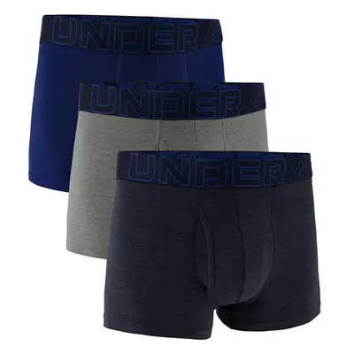 Boxerky Under Armour M Perf Cotton 3in 3-Pack Navy XXXXL 95298423