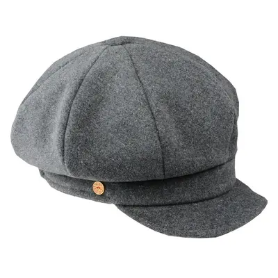 8-dílna dámská šedá bekovka od Mayser - Camila Newsboy Cap 98625458