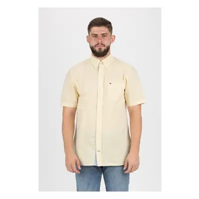 Shirt - TOMMY HILFIGER CLASSIC STRIPE SHIRT S/S light yellow-white 99082186