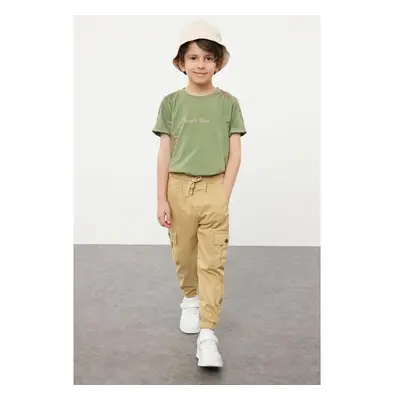 Trendyol Boys Open Camel Pocket Jogger Woven Trousers 95690152