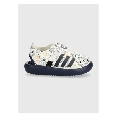 Dětské sandály adidas WATER SANDAL YJ I x Star Wars bílá barva 89770656