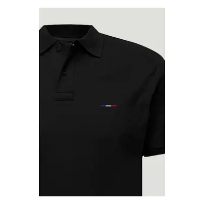 Polo Tričko Slim Fit, Barva Černá, s Potiskem French Stripe 95209411