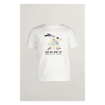 TRIČKO GANT GANT RUNNING DOG PRINT T-SHIRT WHITE 96292596