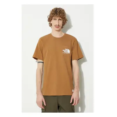 Bavlněné tričko The North Face Berkeley California Pocket S/S Tee 90598419