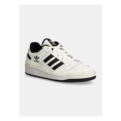 Dětské kožené sneakers boty adidas Originals FORUM LOW CL bílá barva, 98588231