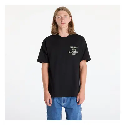 Tričko Carhartt WIP S/S Cross Screw T-Shirt UNISEX Black 96277879