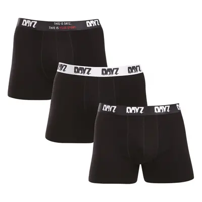 3PACK pánské boxerky DAYZ černé (DZ001) 99136585